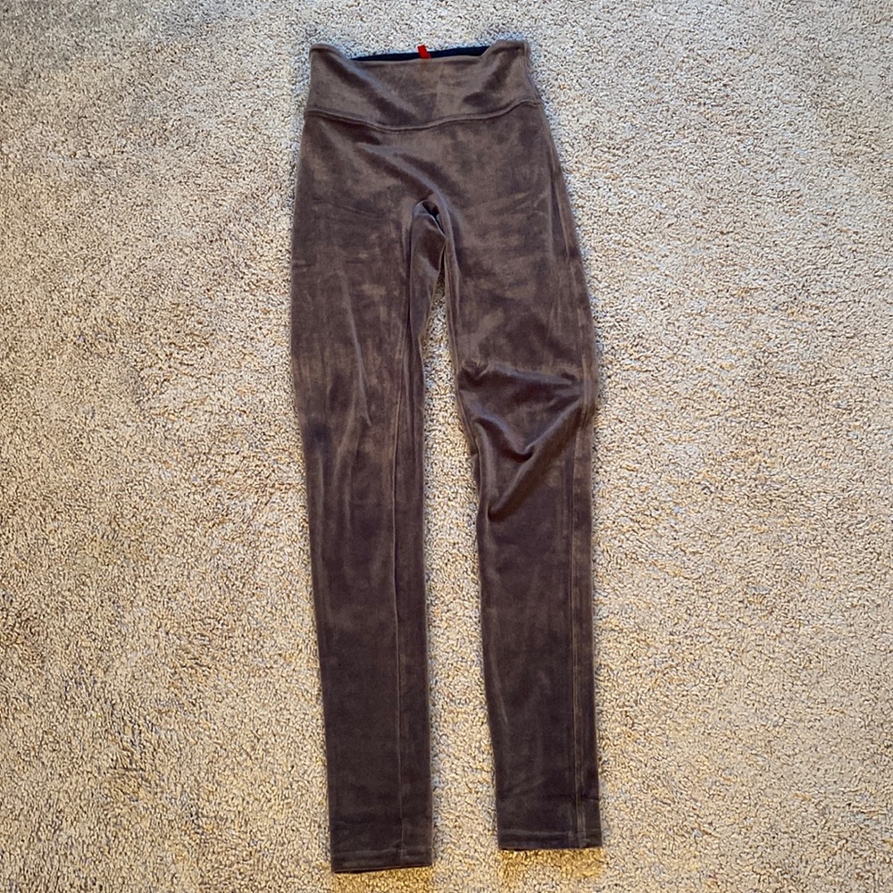 Spanx velvet leggings